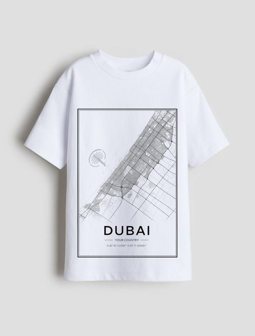 Dubai Map T-shirt